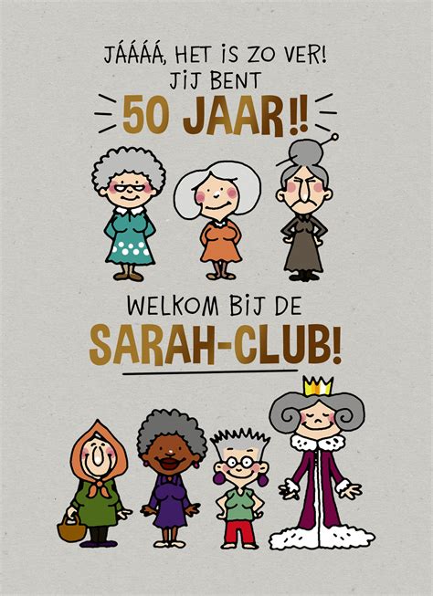 Kaartje 50 jaar